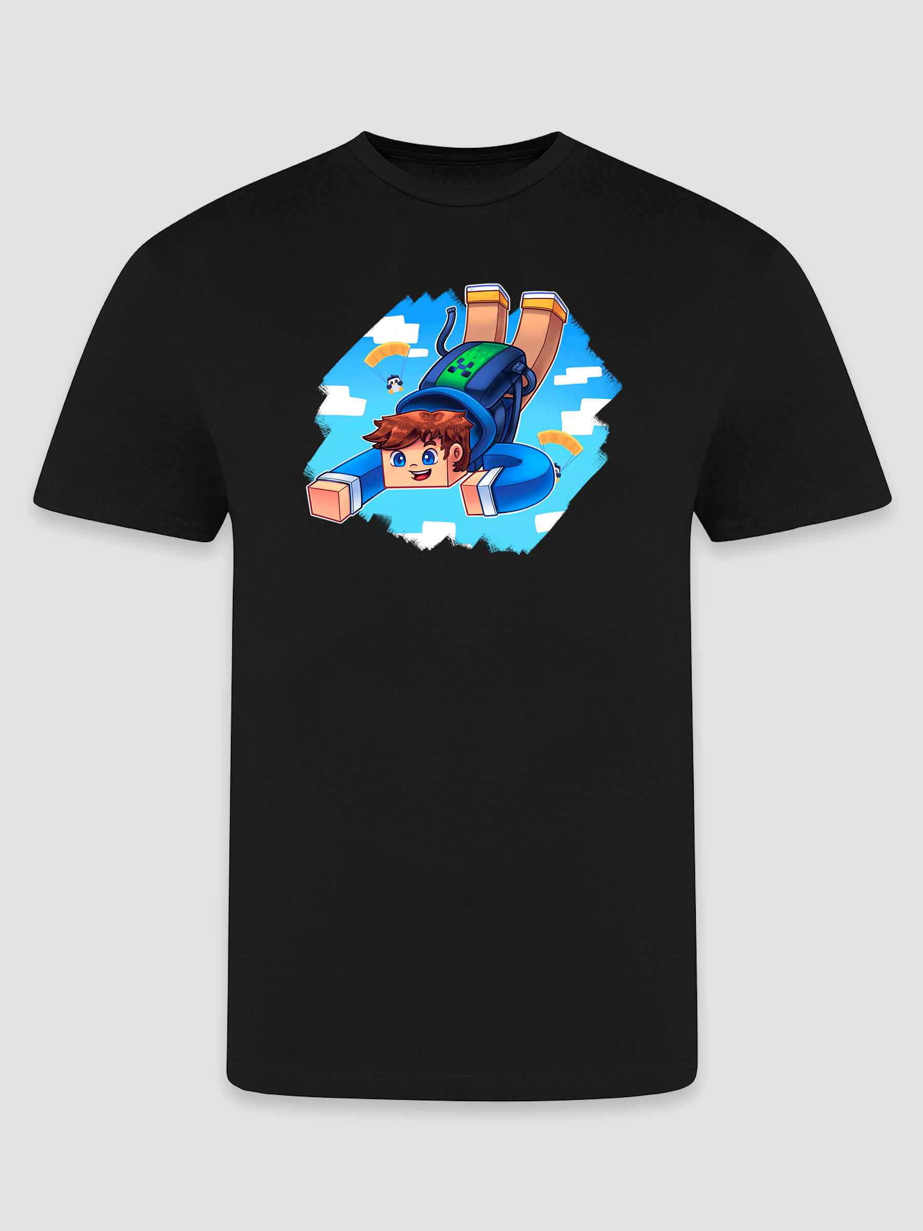 SJacob Faldskærm - Sort T-Shirt