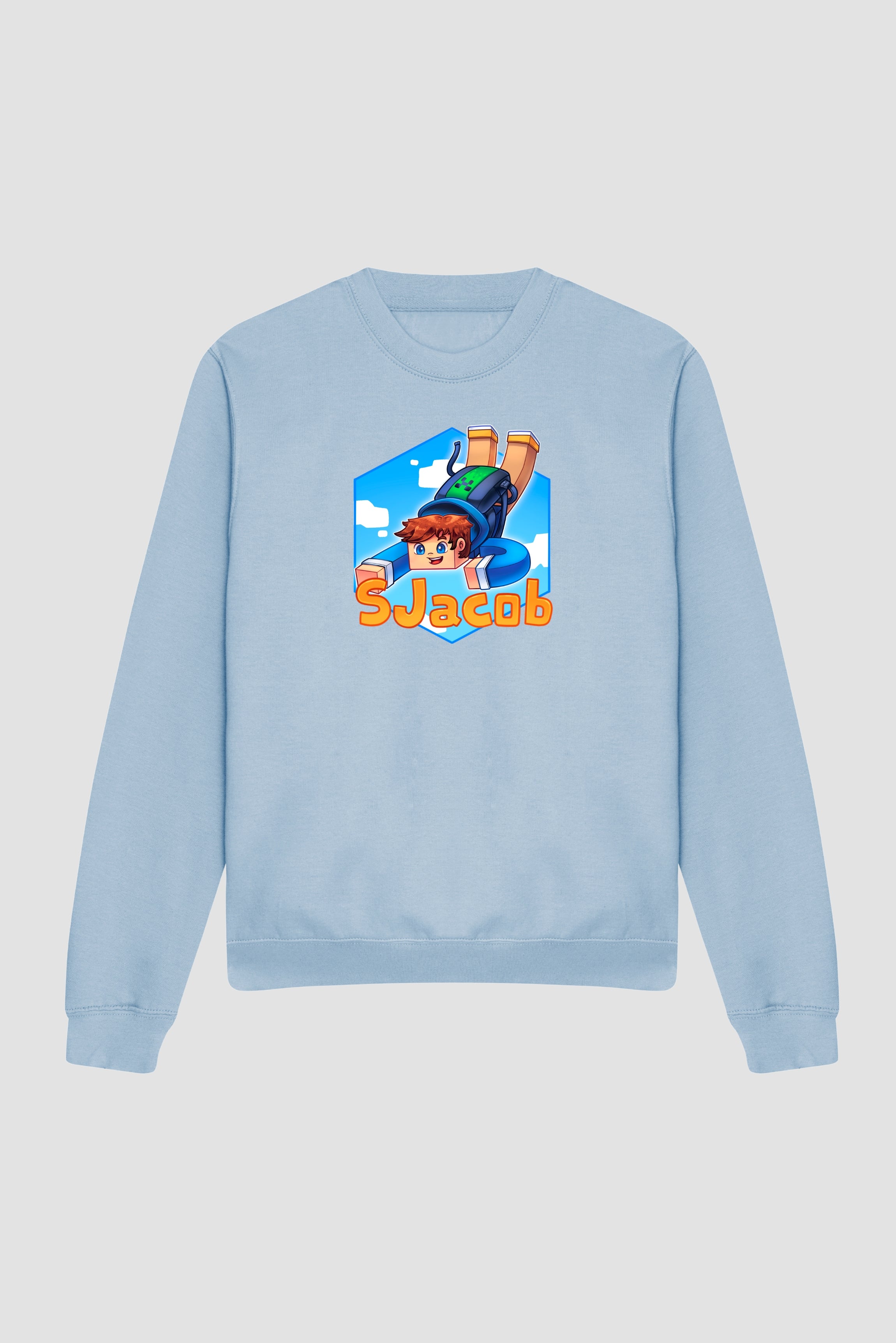 SJacob Faldskærm 2024 - Lyseblå Sweatshirt