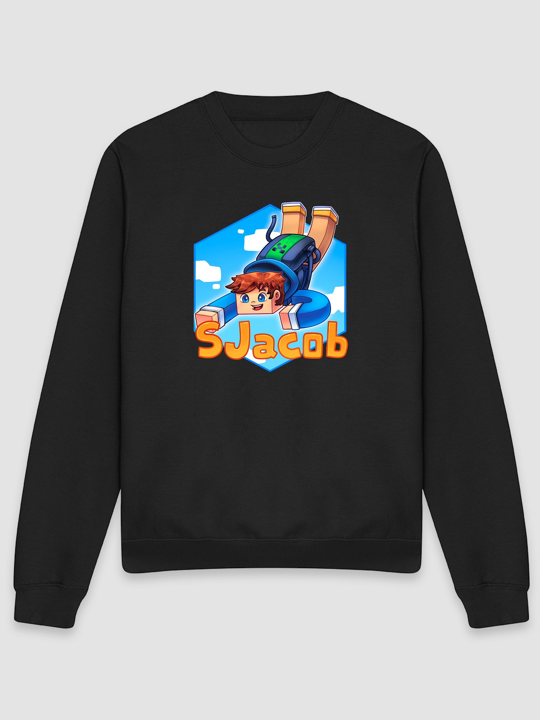 SJacob Faldskærm 2024 - Sort Sweatshirt